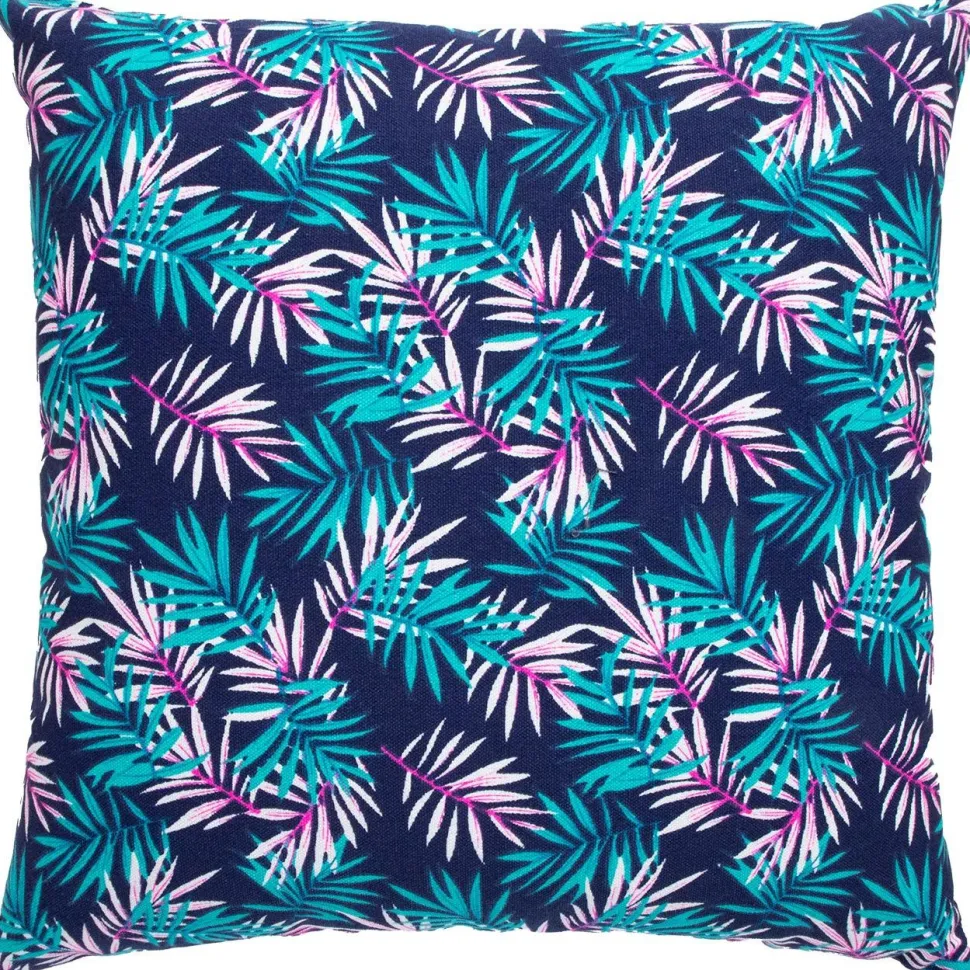 Koristetyyny Home4You SUMMER 50x50 cm, lehtikuosi, sininen