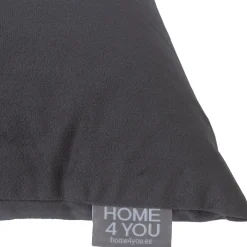 Koristetyyny sametti Home4You NEW 50x50 cm, vetoketjulla, harmaa