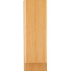Korkea senkki Home4You MORBEN 100x42xK130 cm, tammikoristeinen melamiini, beige