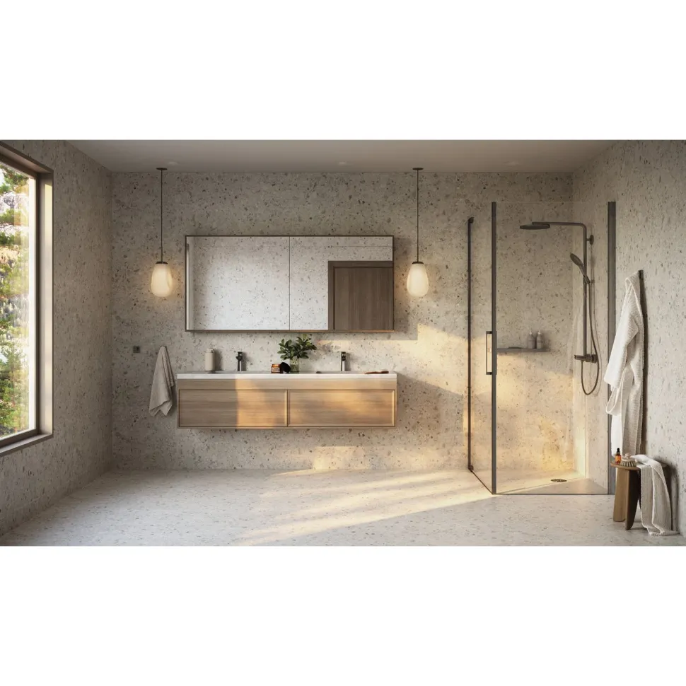 Kostean tilan tapetti Tarkett Aquarelle Breccia Stone Beige