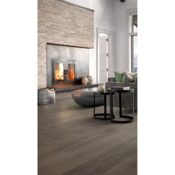 Kovetettu puulattia Bjelin Tammi Skivarp 3.0 Mineral Grey, mattalakattu, eri kokoja