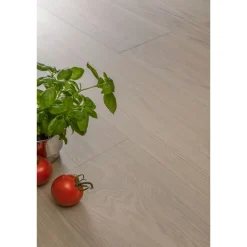 Kovetettu puulattia Bjelin Tammi Vistorp 3.0 Powder White, mattalakattu, eri kokoja