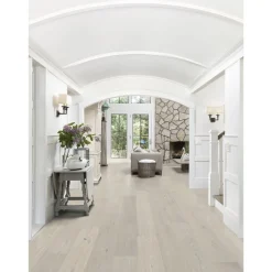 Kovetettu puulattia Bjelin Tammi Dalby 3.0 Powder White, mattalakattu, eri kokoja