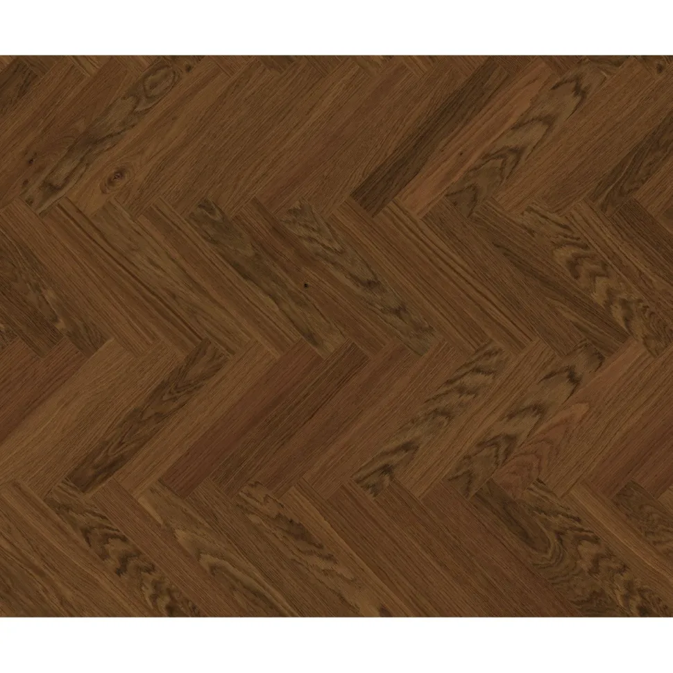 Kovetettu kalanruotolattia Bjelin Woodura Sandviken 3.0 Classic Oak Select Terra Brown, 91x546mm