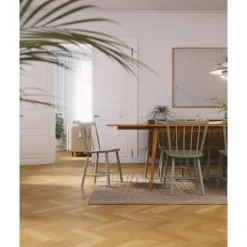 Kovetettu kalanruotolattia Bjelin Woodura Stockholm 3.0 Classic Oak Select Natural, 68x340mm
