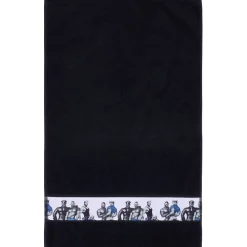 Käsipyyhe Finlayson Finlayson Tom Of Finland Blue Squad, 50x80cm, musta