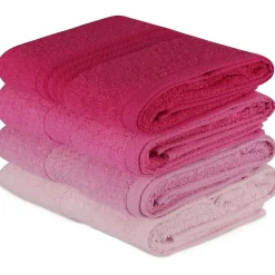 Käsipyyhe Linento 50x90 cm pinkit 4 kpl