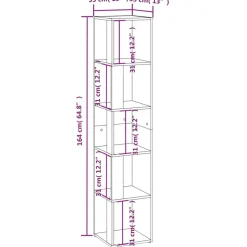 Kulmakaappi, 33x33x67-165 cm, eri värejä ja kokoja (08344)