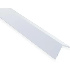 Kulmalista Maler sileä 2x30x30x1000mm alumiini valkoinen maalattu
