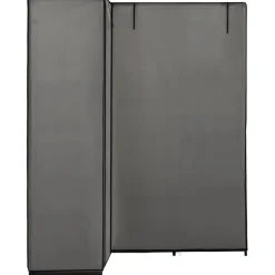 Kulmavaatekaappi harmaa 130cm