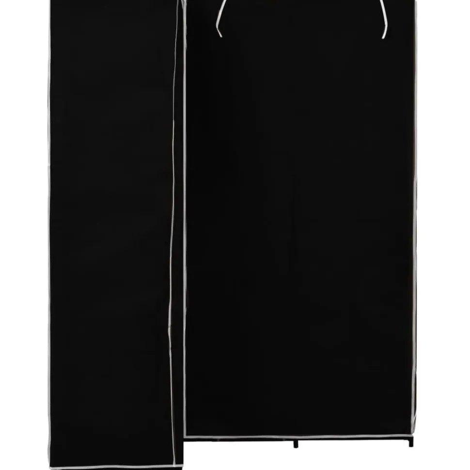 Kulmavaatekaappi musta 130cm
