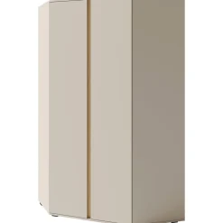Kulmavaatekaappi Nomla LUCA SYSTEM 2, 95x195cm, saranaovilla, hiekka