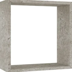 Kuutioseinähyllyt 3 kpl betoninharmaa