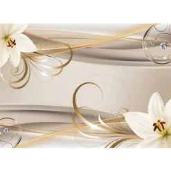 Kuvatapetti Artgeist Lilies and The Gold Spirals eri kokoja