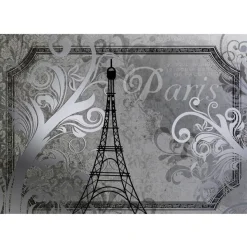 Kuvatapetti Artgeist Vintage Paris - silver eri kokoja