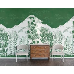 Kuvatapetti Rebel Walls Eden Green non-woven mittatilaus