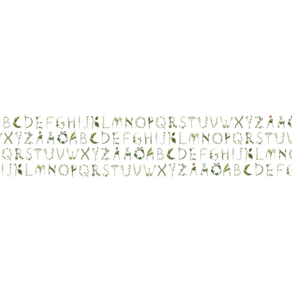 Kuvatapetti Rebel Walls Floral Alphabet non-woven mittatilaus