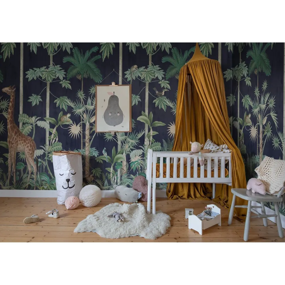 Kuvatapetti Rebel Walls Giraffe's Stroll Nightfall non-woven mittatilaus