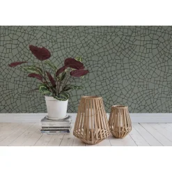 Kuvatapetti Rebel Walls Raku Crackle Jade non-woven mittatilaus