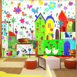 Kuvatapetti Artgeist Happy farm, 70x100cm, monivärinen