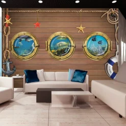 Kuvatapetti Artgeist Overboard, 70x100cm, ruskea, mattapintainen