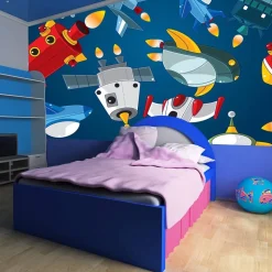 Kuvatapetti Artgeist Spaceships, 193x250cm, sininen