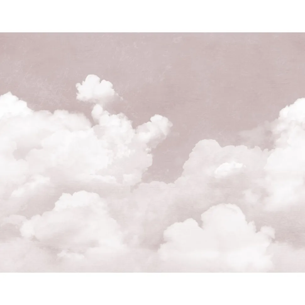 Kuvatapetti Rebel Walls Cuddle Clouds Pink mittatilaus