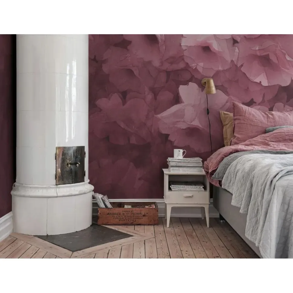 Kuvatapetti Rebel Walls Harmony fuksia, mittatilaus, non-woven