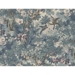 Kuvatapetti Rebel Walls Lush Grove vaaleansininen, mittatilaus, non-woven