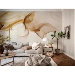 Kuvatapetti Rebel Walls Smoke beige, mittatilaus, non-woven