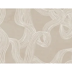 Kuvatapetti Rebel Walls Stripes Repeatable beige, mittatilaus, non-woven
