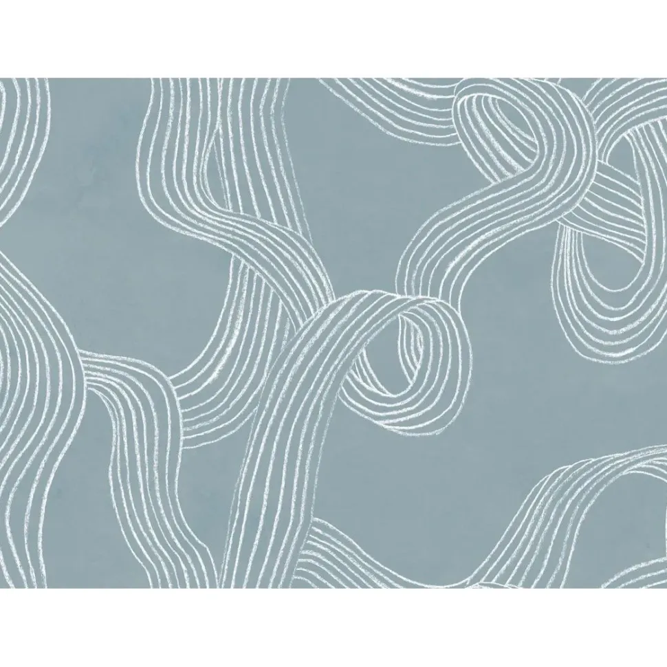 Kuvatapetti Rebel Walls Stripes Repeatable vaaleansininen, mittatilaus, non-woven
