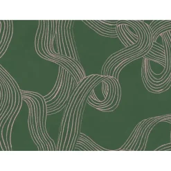 Kuvatapetti Rebel Walls Stripes Repeatable vihreä, mittatilaus, non-woven