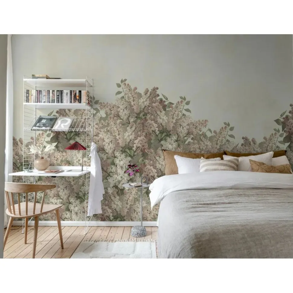 Kuvatapetti Rebel Walls Syringa Flowers vaaleanpunainen, mittatilaus, non-woven