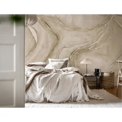 Kuvatapetti Rebel Walls Watercolor Flow beige, mittatilaus, non-woven