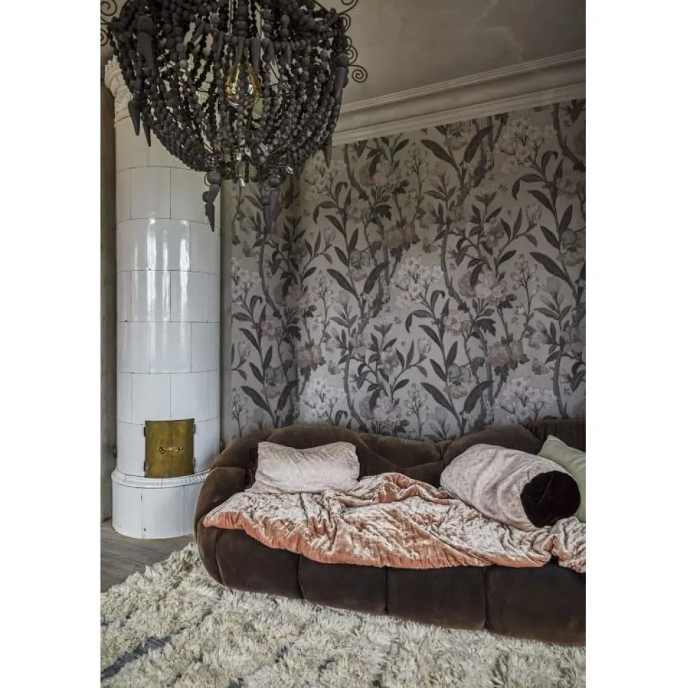 Kuvatapetti Rebel Walls Winding Bloom beige, mittatilaus, non-woven