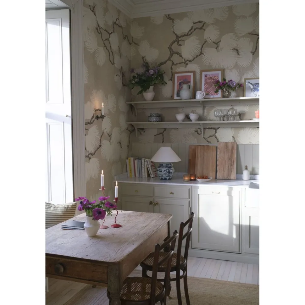 Kuvatapetti Sandberg Pine Mural beige, mittatilaus, non-woven