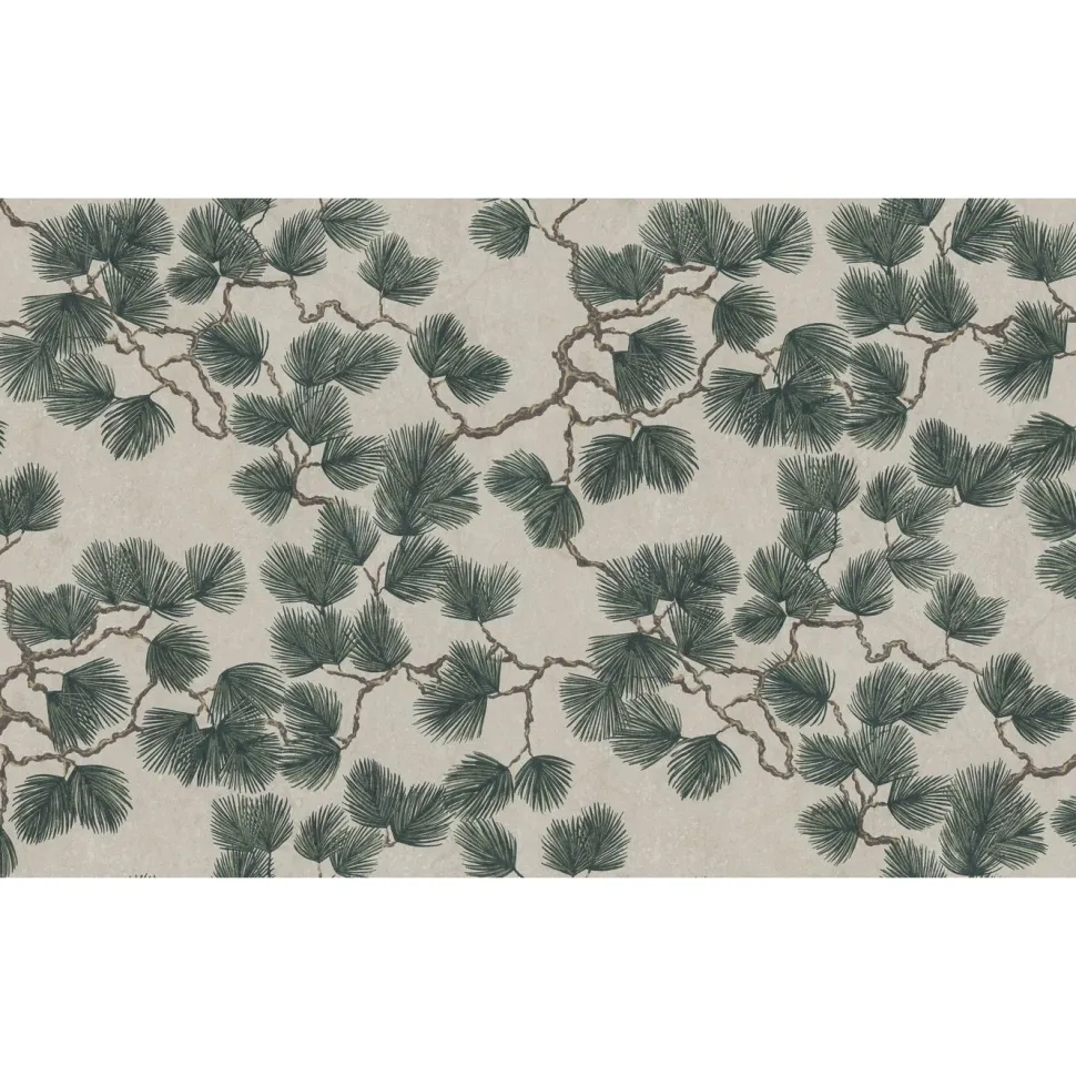 Kuvatapetti Sandberg Pine Mural vihreä, mittatilaus, non-woven