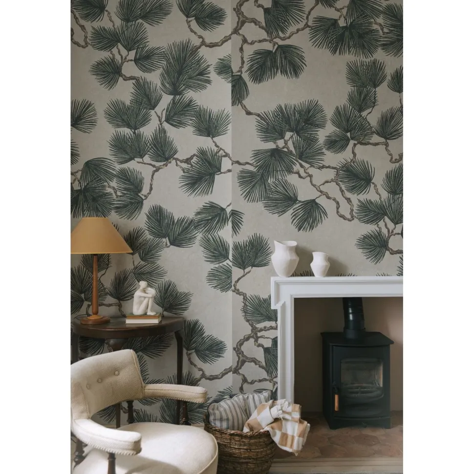Kuvatapetti Sandberg Pine Mural vihreä, mittatilaus, non-woven