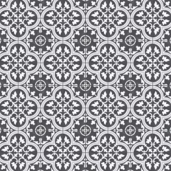 Kuviolaatta Kymppi-Lattiat History Jugend Edinburgh Black himmeä 250x250 mm