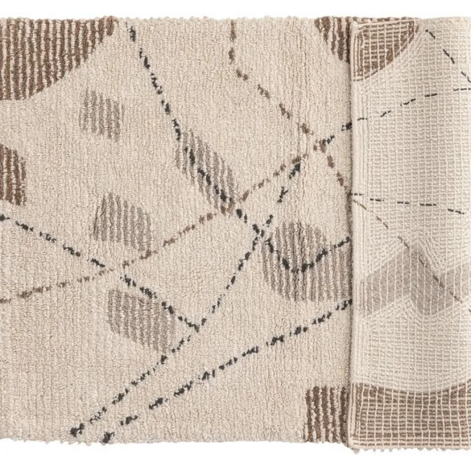 Kylpyhuoneen matto Venture Home Paul, 60x90cm, norsunluu