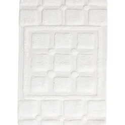 Kylpyhuoneen matto Venture Home Putte, 60x90cm, valkoinen