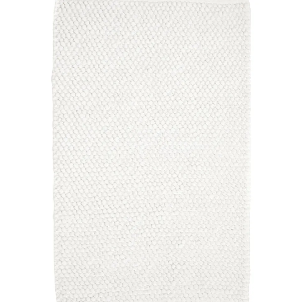 Kylpyhuoneen matto Olivia 70x110cm valkoinen