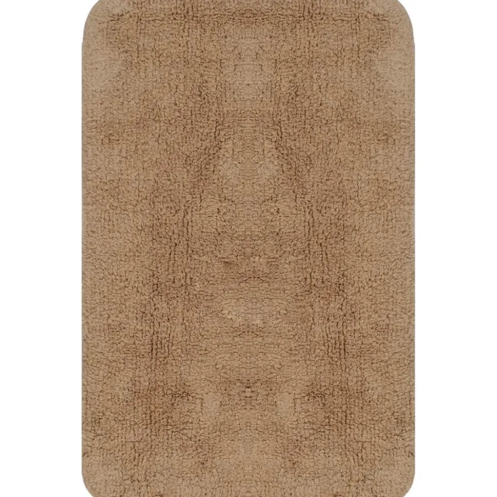 Kylpyhuoneen mattosarja 3 osaa kangas beige