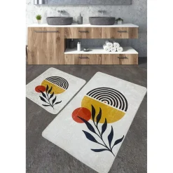 Kylpyhuonemattosetti Linento LeSoleil, 2kpl, keltainen