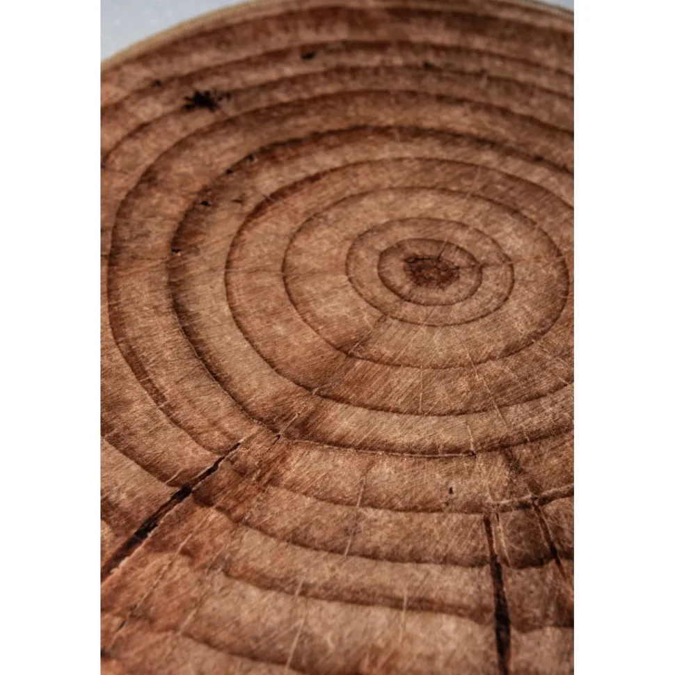 Kylpyhuonemattosetti Linento Wood, 2kpl, ruskea