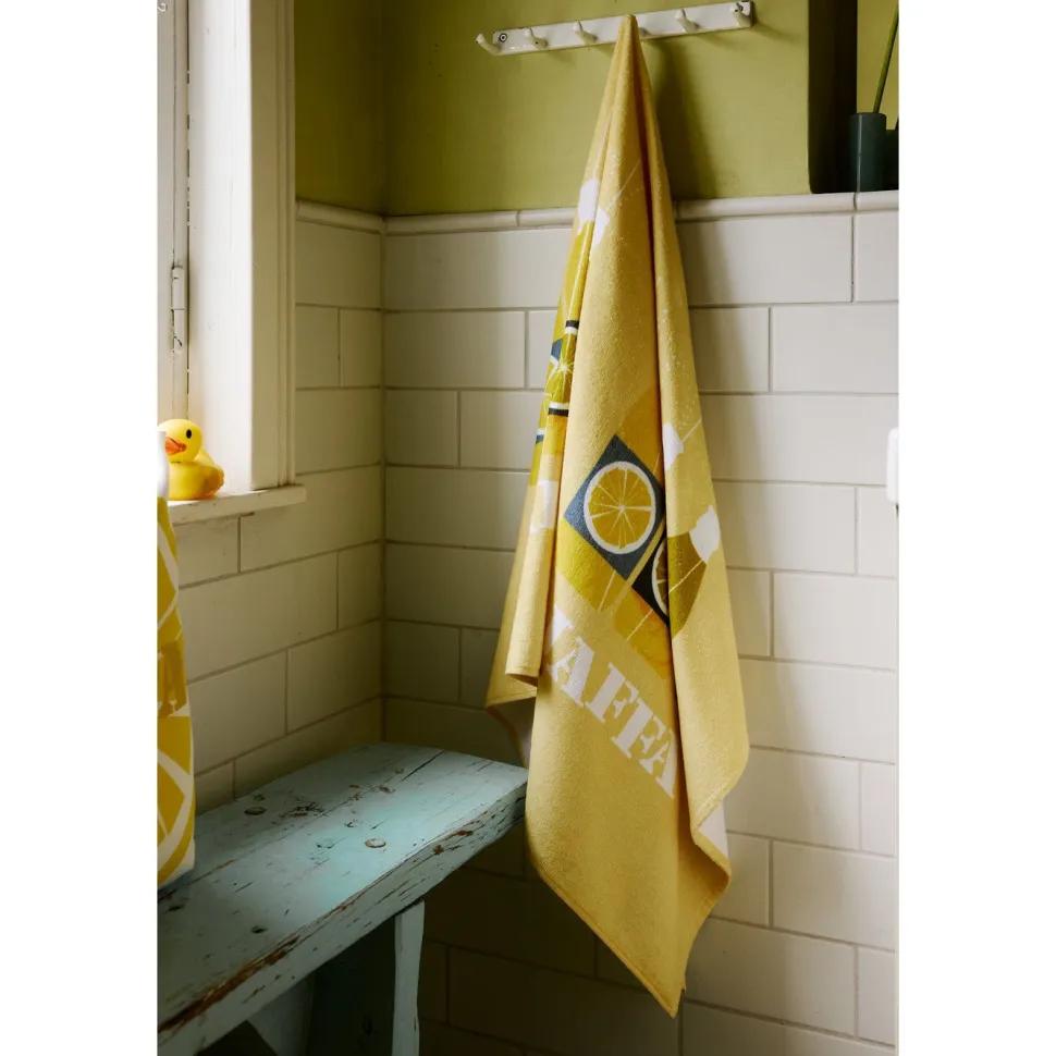 Kylpypyyhe Vallila Jaffa, 70x140cm, keltainen