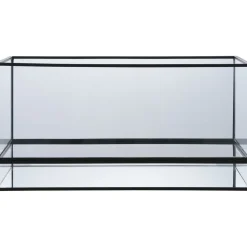Kynttilälyhty House Nordic Hurricane, 30x12x15cm, musta metalli/lasi