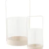 Kynttilälyhty House Noridc Hurricane, 2kpl, beige