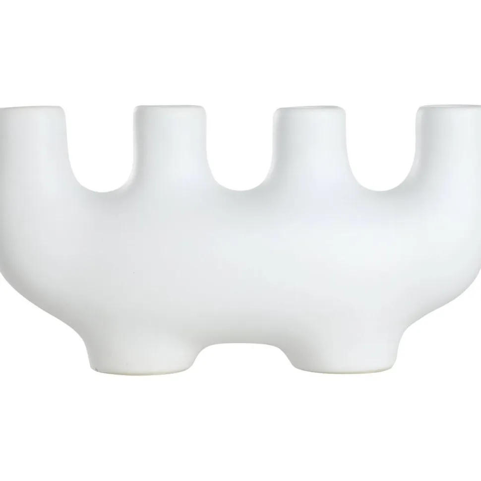 Kynttilänjalka Eglo Living Ambilobe, 21.8x7.5x11.5cm, valkoinen